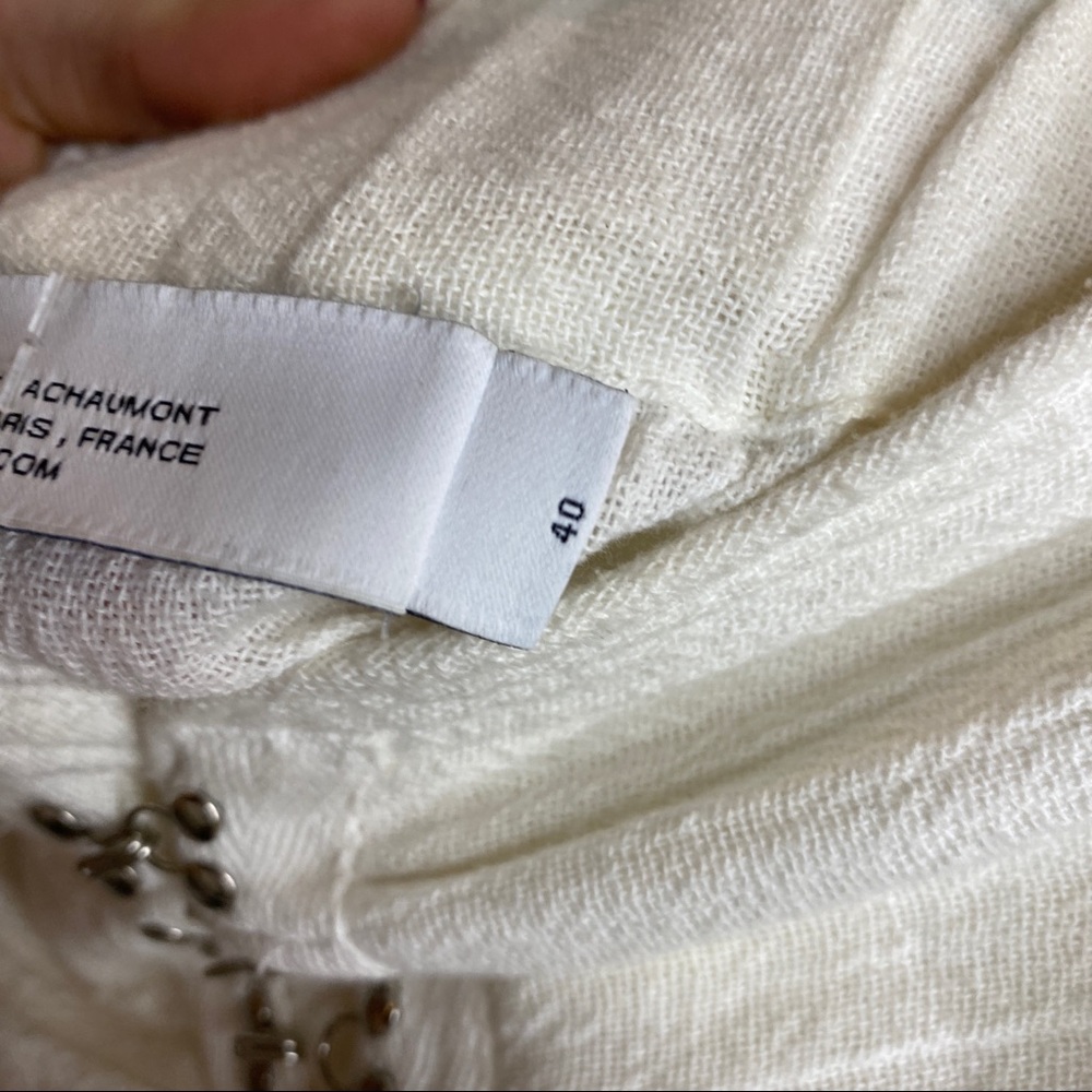 IRO Lux Cotton High Rise Belted Shorts 8 - Picture 14 of 15